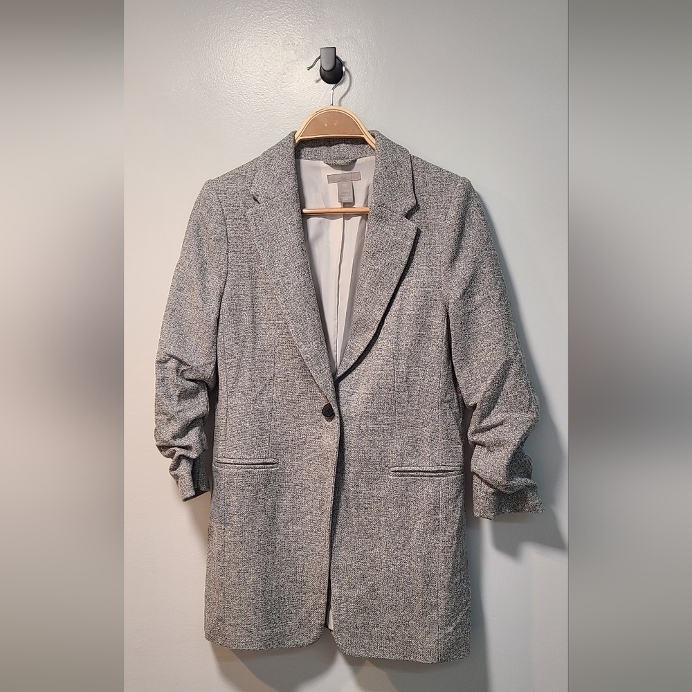 H&M Gray Oversized Blazer